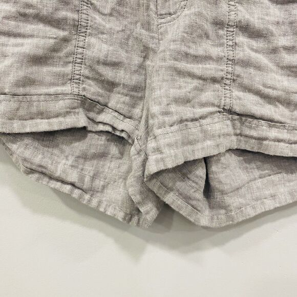 ATHLETA 4 Cabo Linen 4" Shorts Pull On Drawstring Beach Casual Summer Lounge - Picture 5 of 16